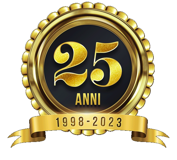 coccarda anniversario 25 anni